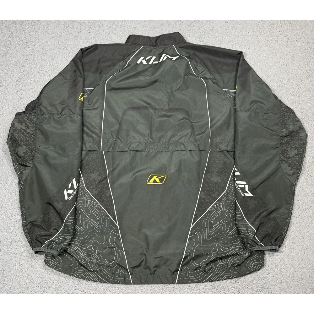 KLIM Jacket Mens 2XL Black 1/4 Zip Windbreaker Technical Riding Gear Moto